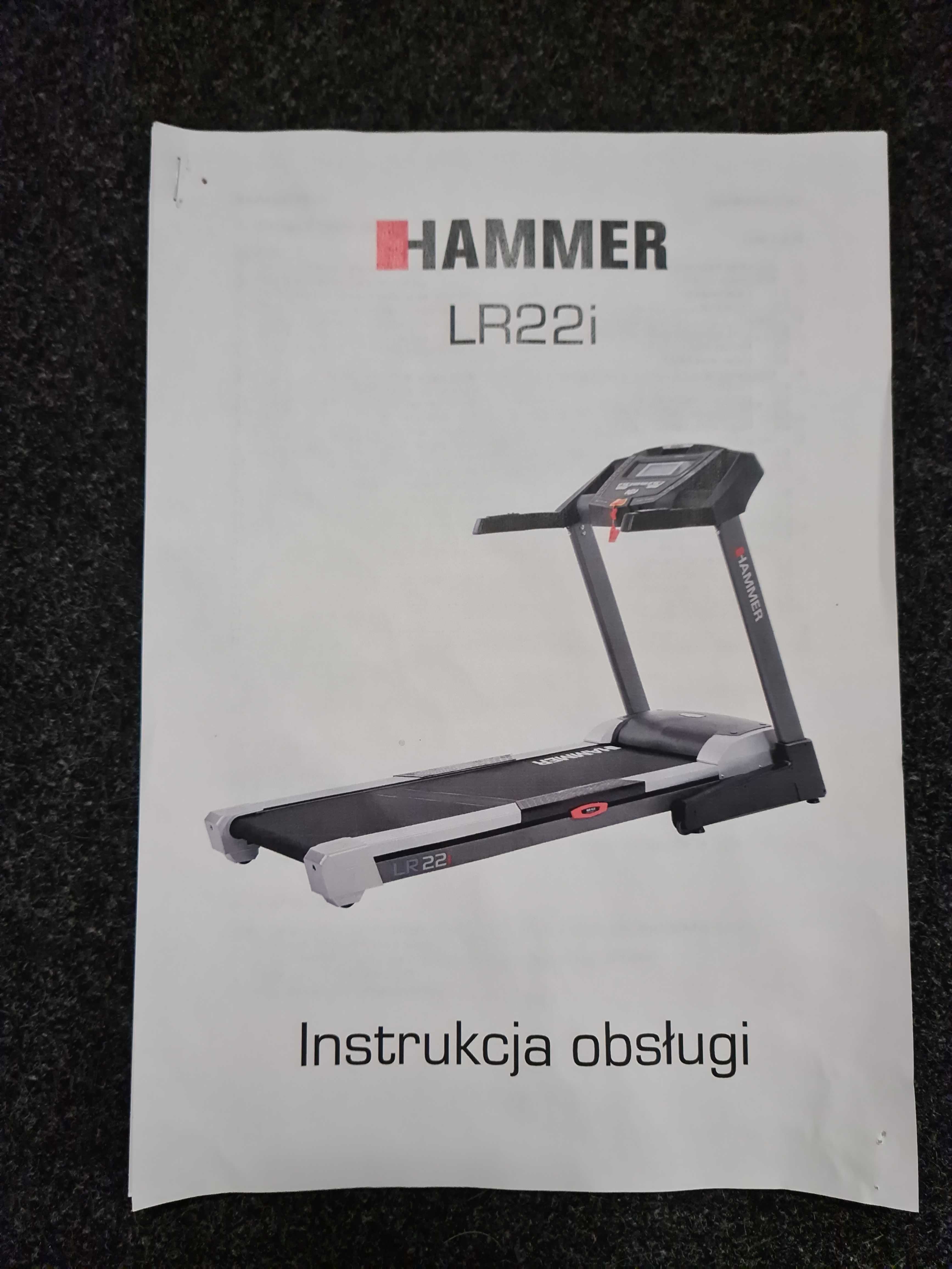 Bieżnia treningowa / elektryczna Hammer LR22i.