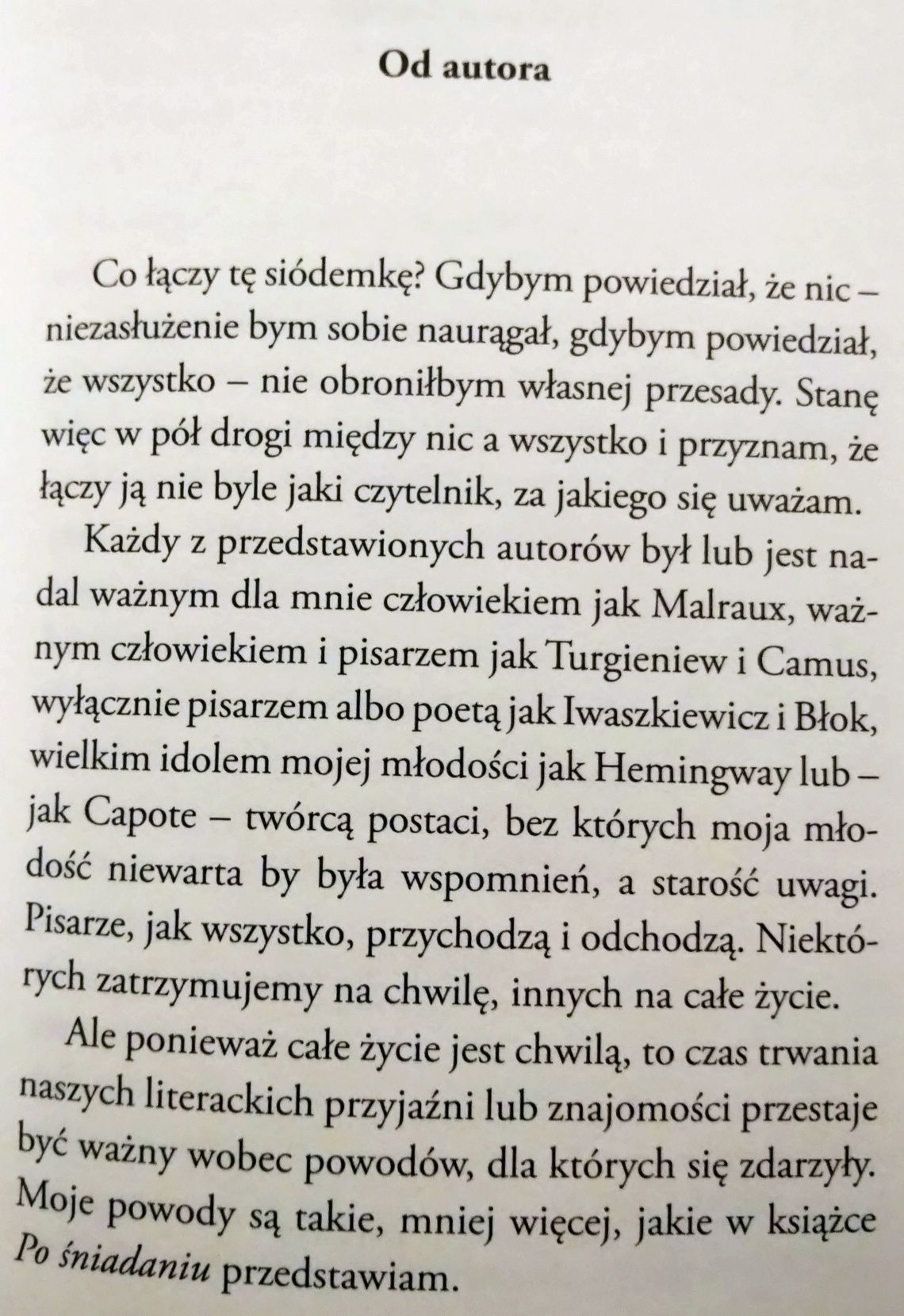 Eustachy Rylski. Po śniadaniu. wyd. 2009