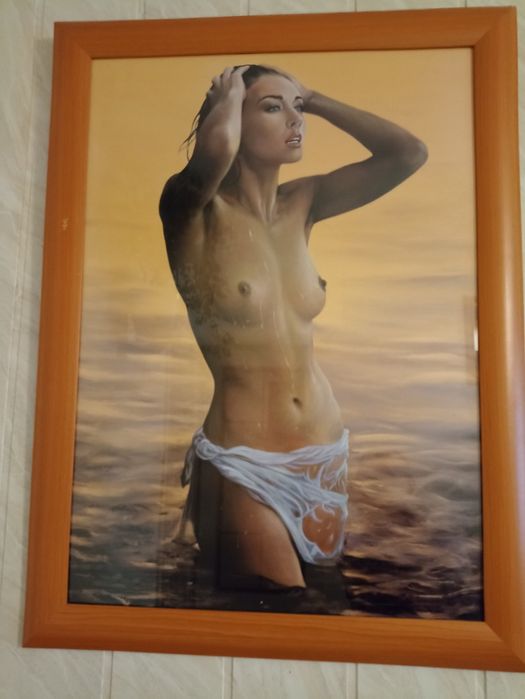 Obraz w ramie za szkłem