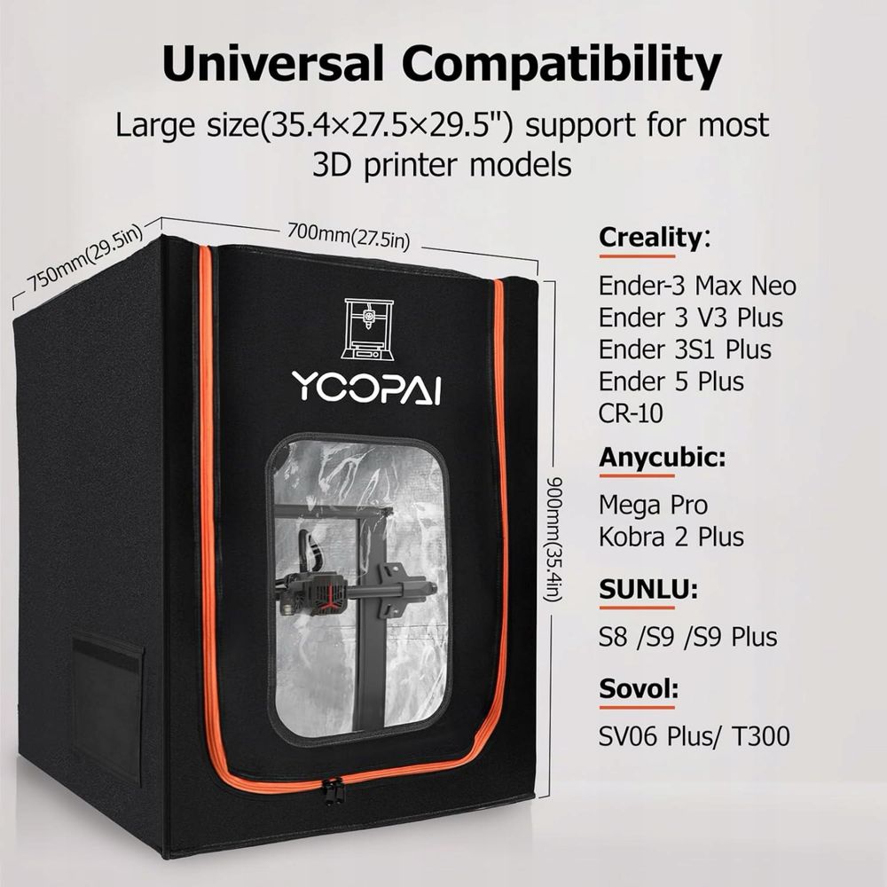 szczeliną na światło do Ender 5/Ender 5 Pro/5 Plus