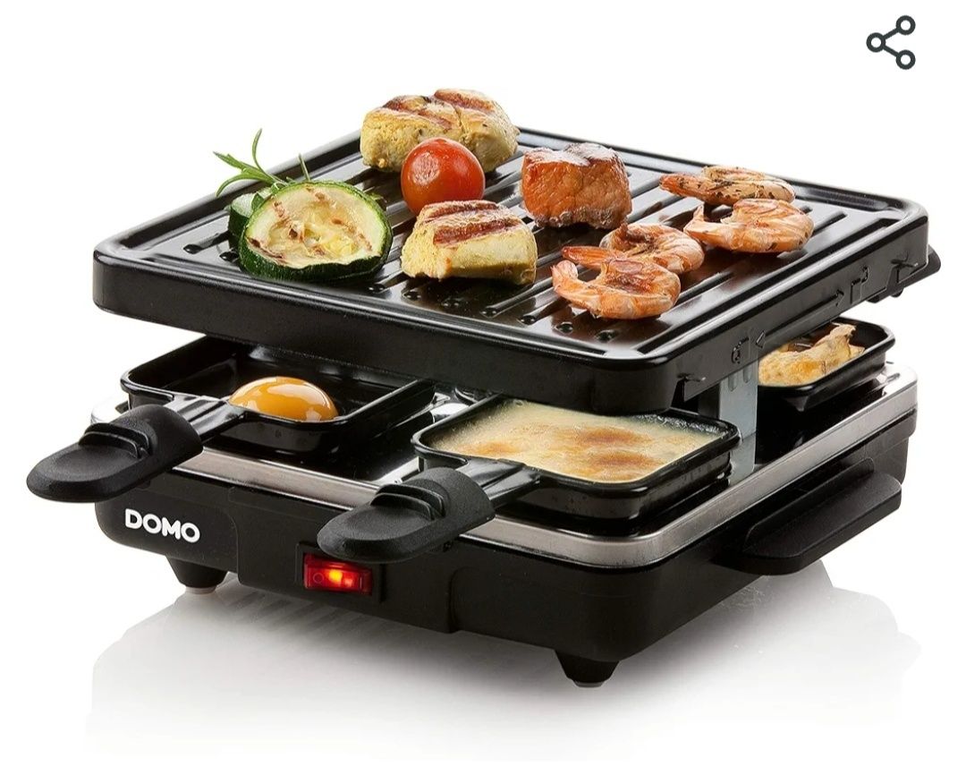 Domo do9147g raclette grill elektryczny dla 4 osób