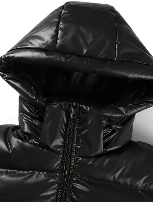 Куртка зимова чоловіча чорна пуховик