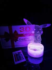 Lampka Led 3D dla dzieci