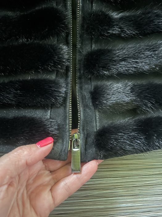 Щикарний норковий напівшубок полушубок