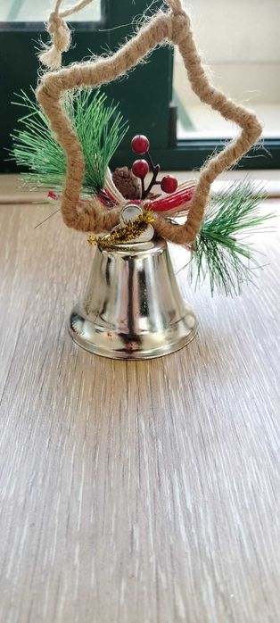 Sino com estrela decoração Natal