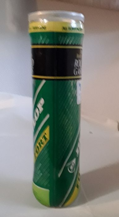 Caixa plástica vazia bolas ténis Dunlop Fort