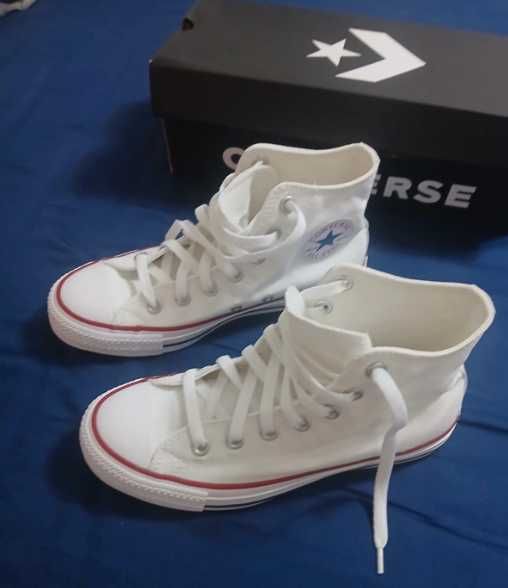 All Star Converse ténis bota 41 BRANCO - NOVOS na CAIXA - ORIGINAIS
