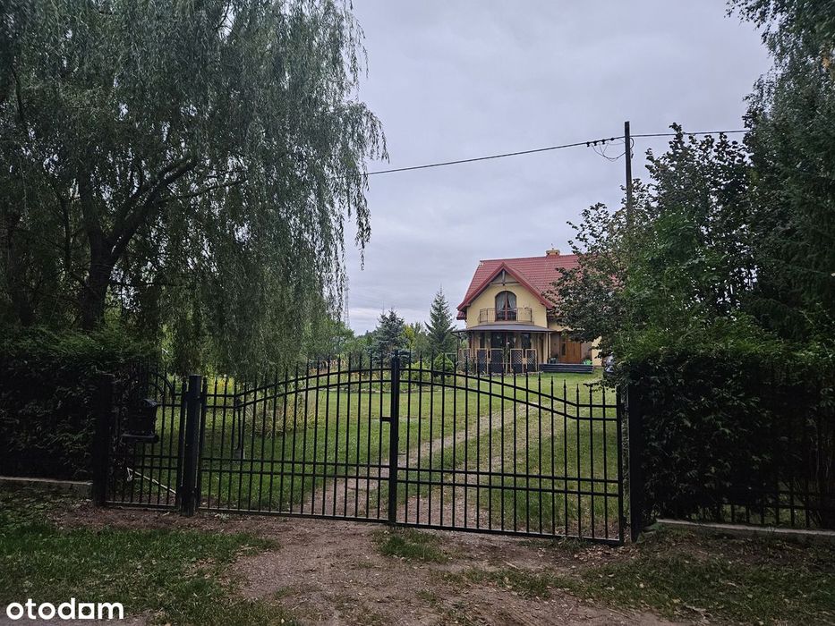 Dom + bud.gosp. z kuchnią i tarasem 12km od Suwałk, działka 5200m2