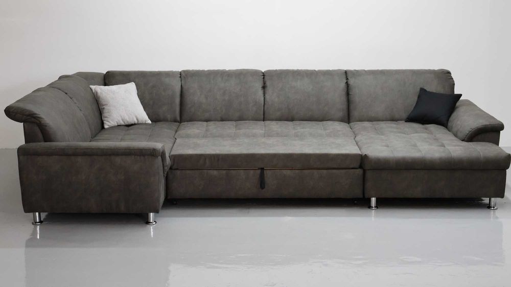 TŁP narożnik Wielkie niemieckie U funkcja spania rogówka sofa kanapa