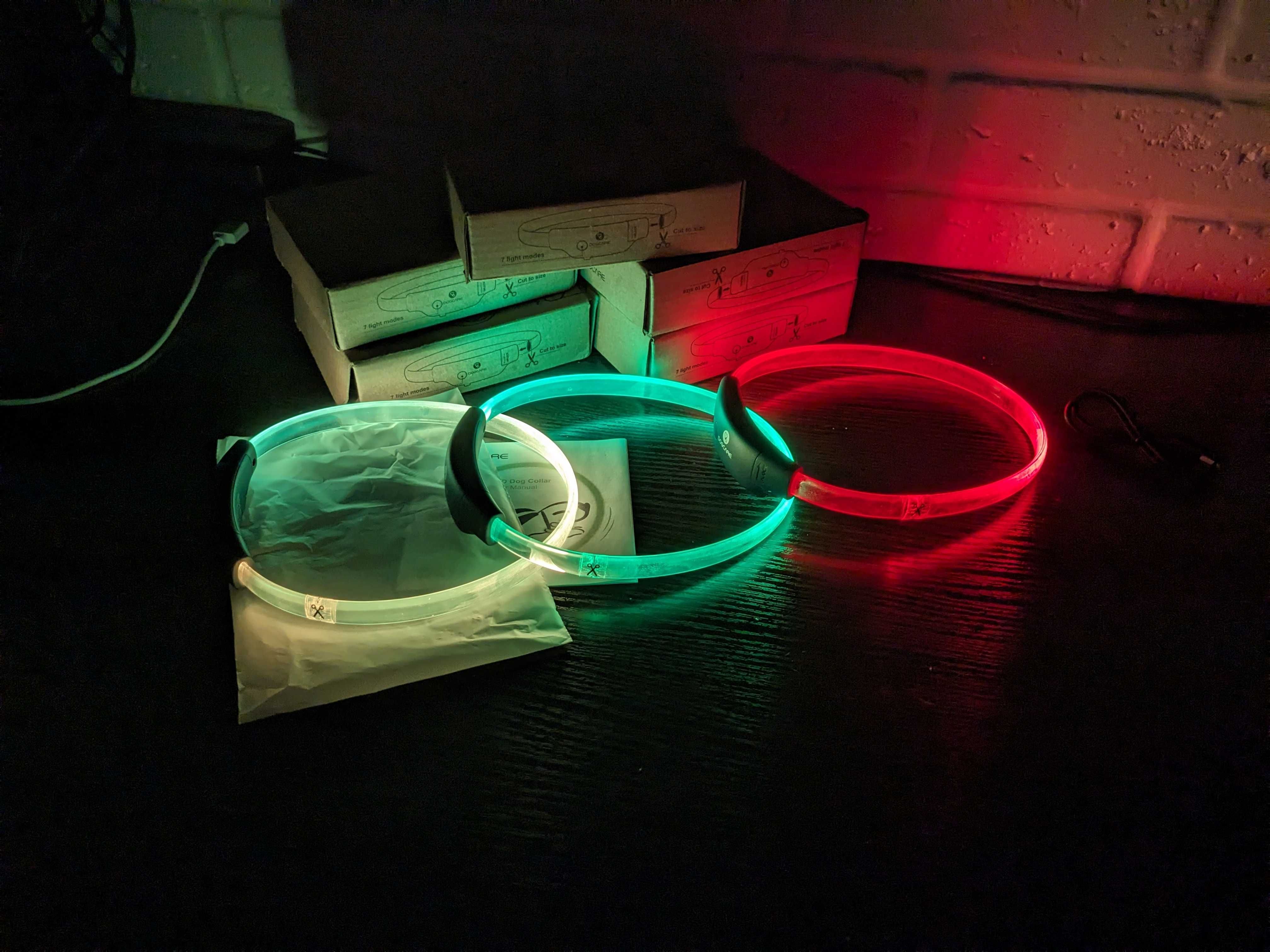 LED ошийник для собак