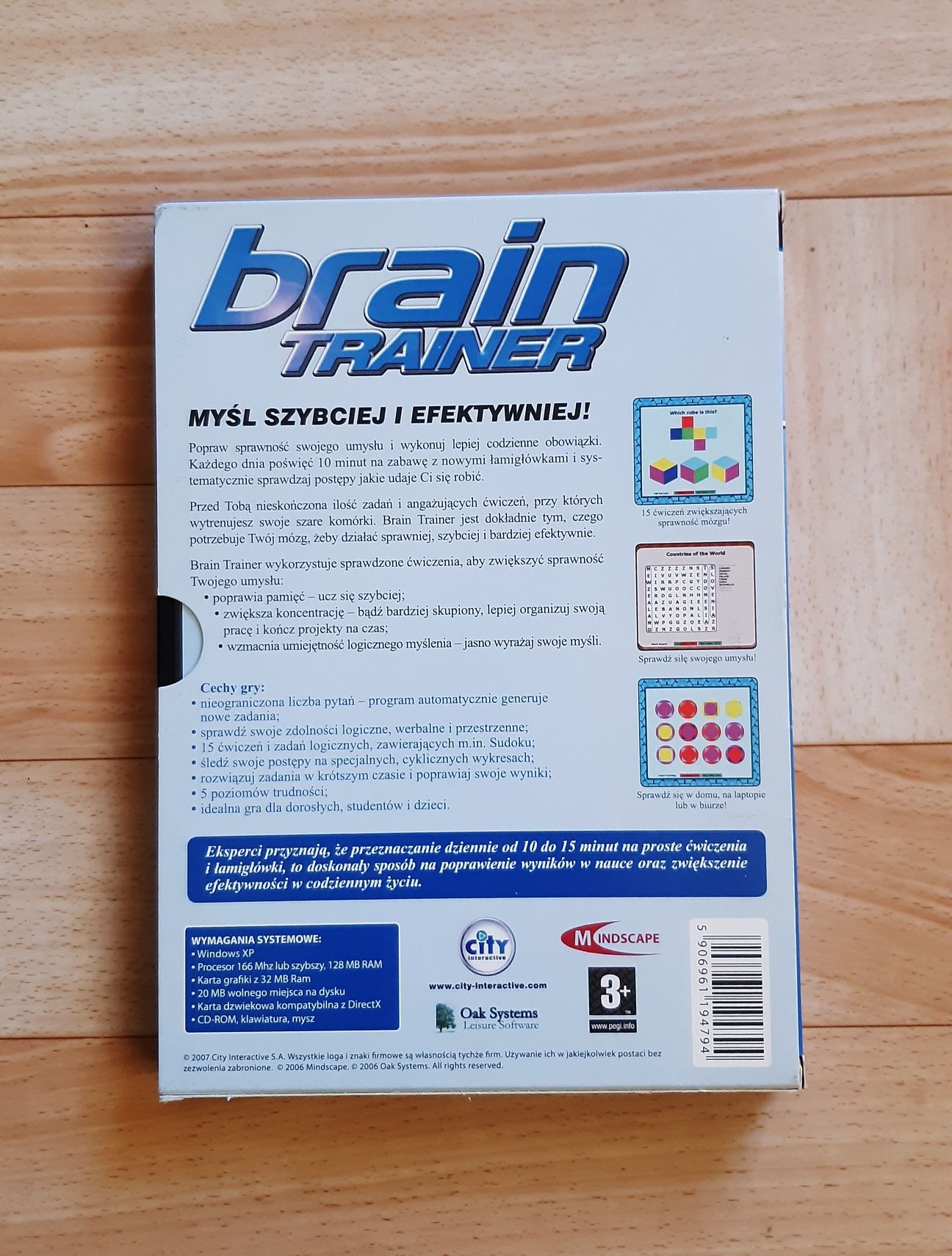 Sprawny umysł brain trainer płyta