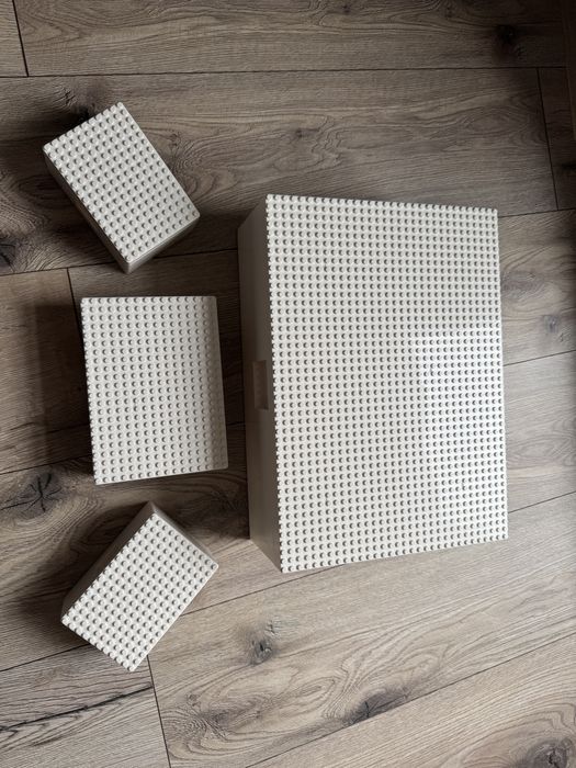 Ikea Bygglek Pudełka Lego z pokrywką