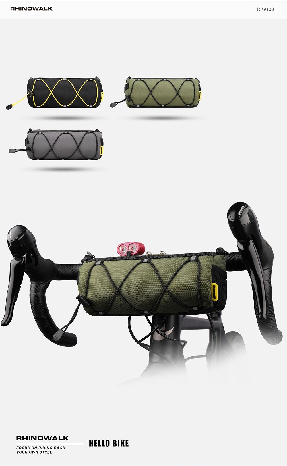 Rhinowalk 4L- torba na kierownicę
