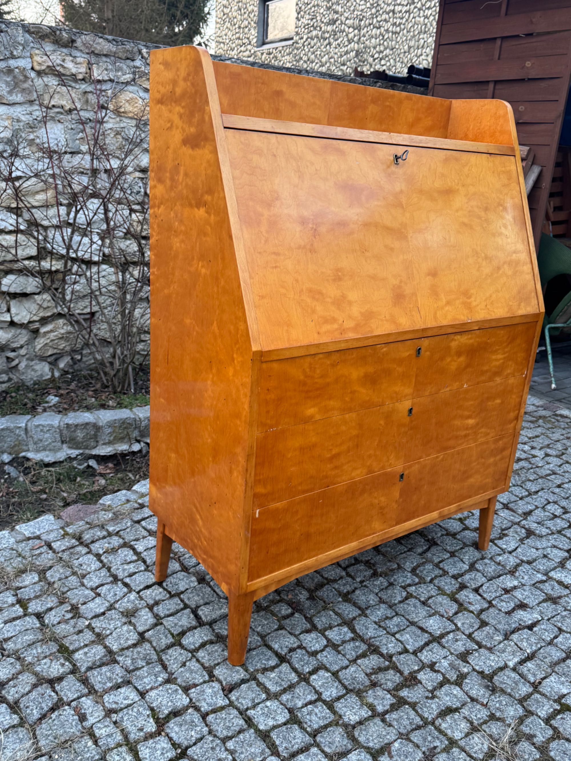 Sekretarzyk Biurko Sekretera komoda Skandynawia lata 60/70 Duński 1967