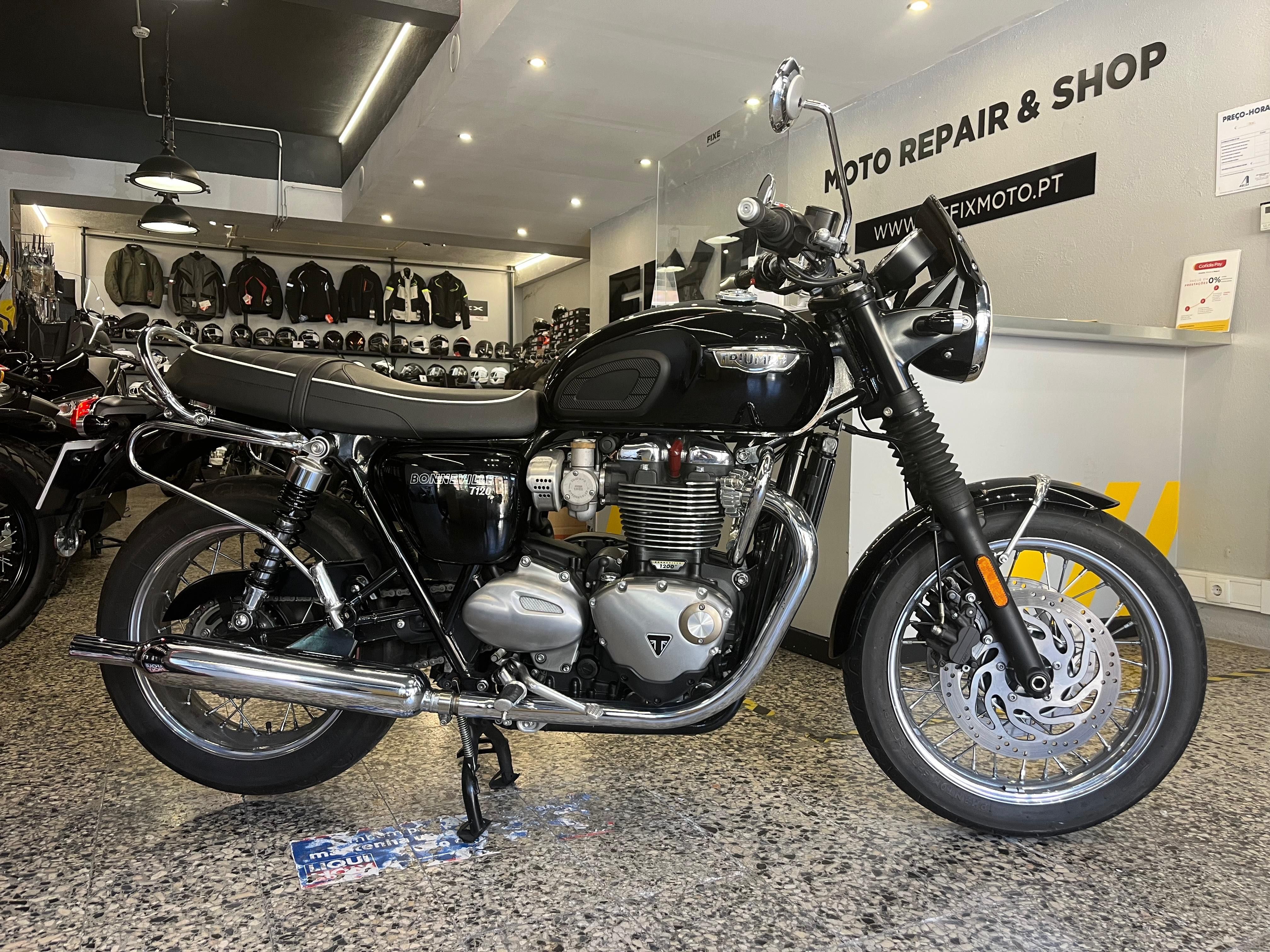 Triumph Bonneville T 120 Intemporal e Distinta Segura e Fiável