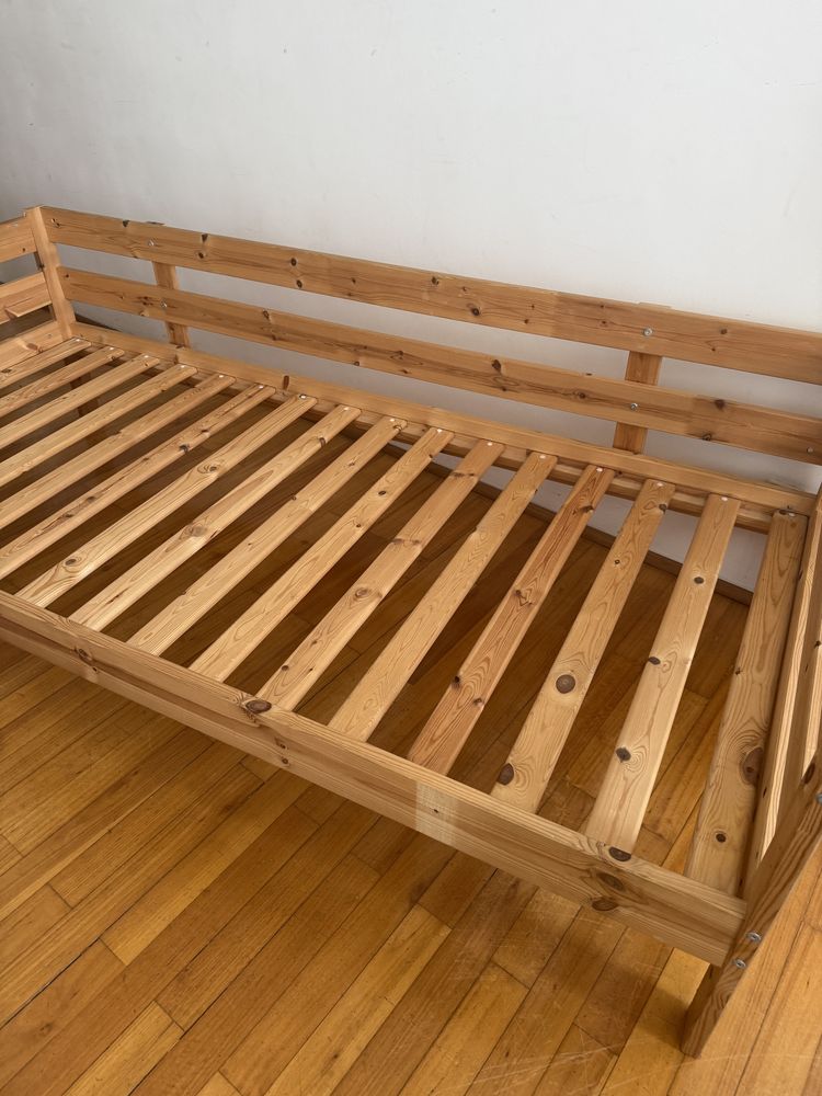 Cama pinho com colchao