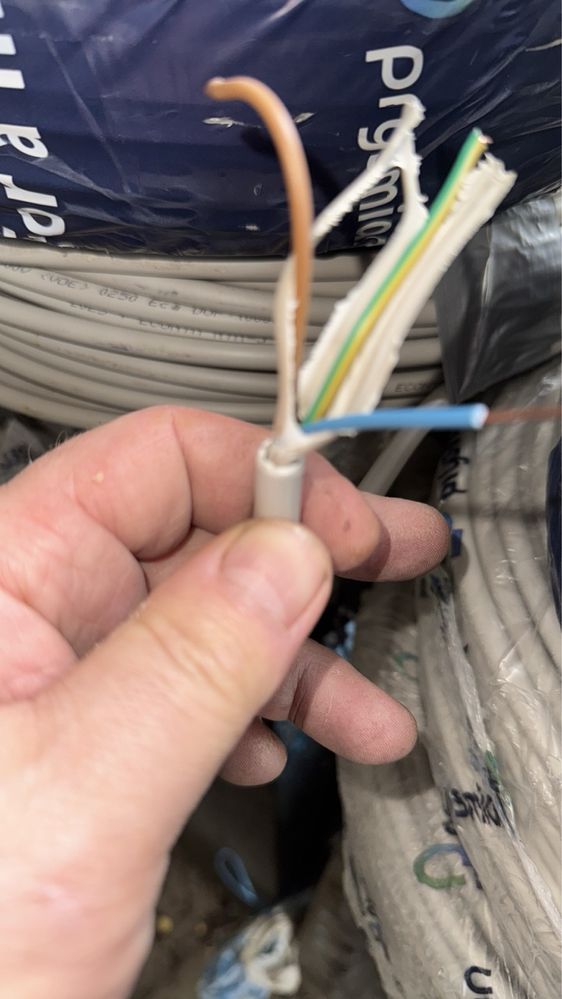 Кабель Немецкий NYM (НУМ ) Ввг Нгд 3*2,5mm