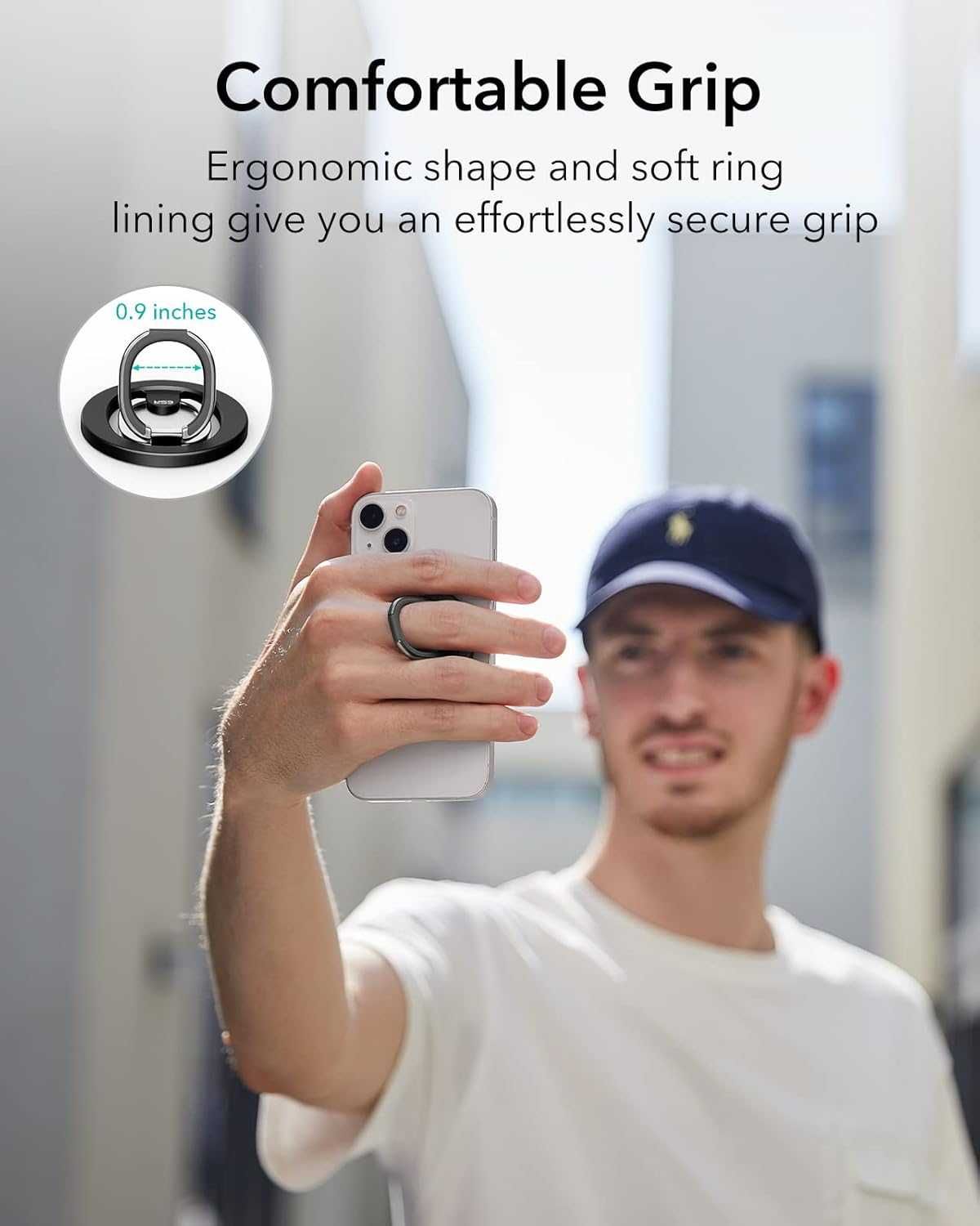 ESR Magnetyczny uchwyt na pierścień telefonu halolock ring stand