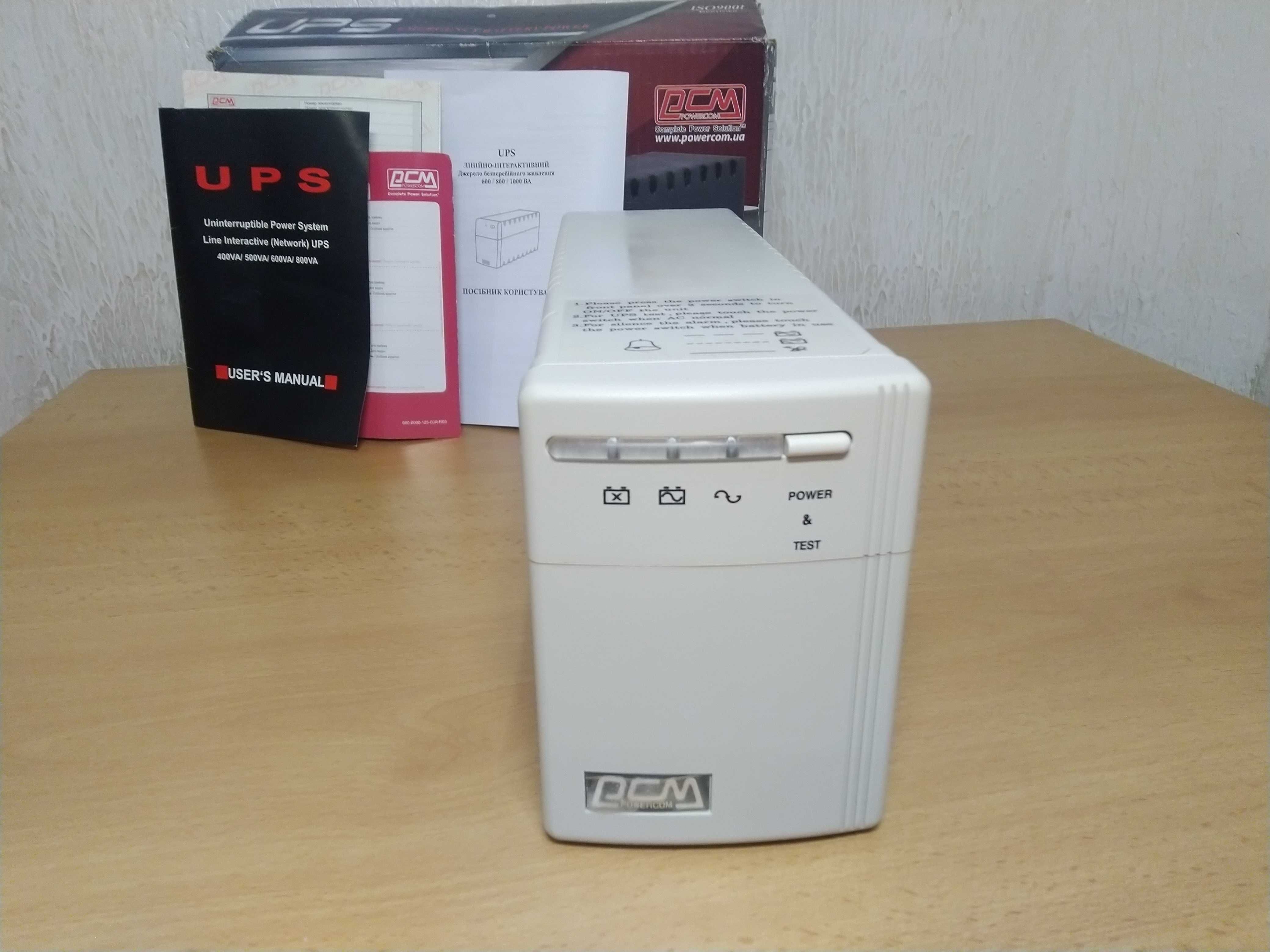 Блок безперебійного живлення UPS POWERCOM KIN-525A, нова батарея!