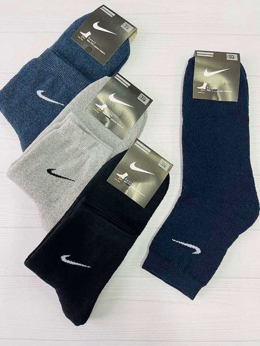 Мужские термоноски Columbia/Tоммі/Пума/Nike/TNF теплые зимние