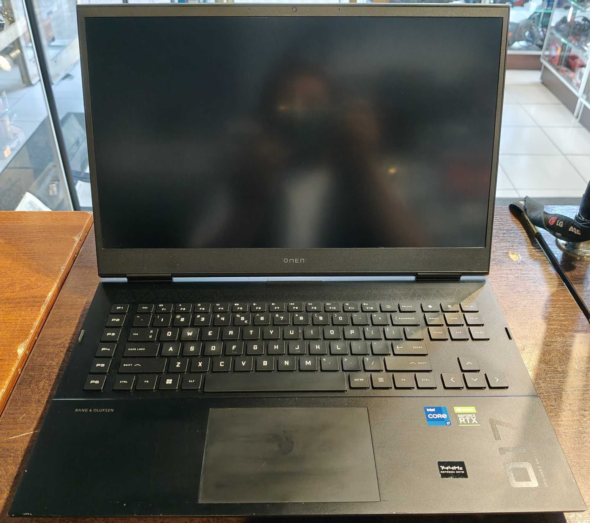 Laptop HP Omen 17‑ck1440nw/ RTX 3060/ 512GB SSD/16GB RAM/ i7-12700H