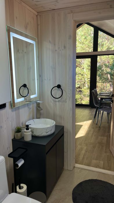 Будинок у лісі для двох. Чан • Басейн • Генератор