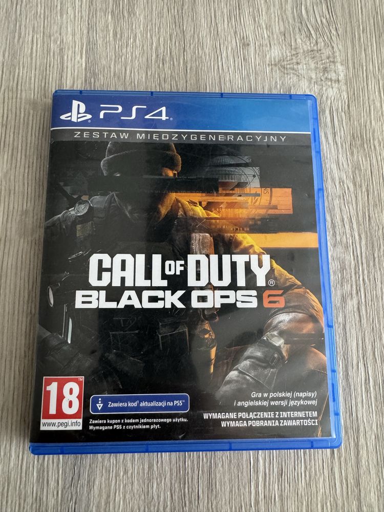 Gra call of duty black ops 6 ps4 ps5 jak nowa