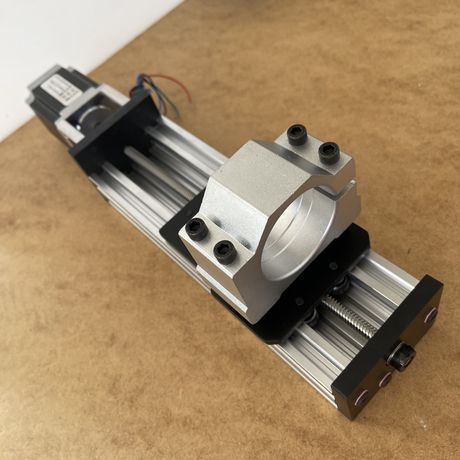 Prowadnica Oś Z cnc pod wrzeciono 52mm praca 120mm c-beam v-reals mini