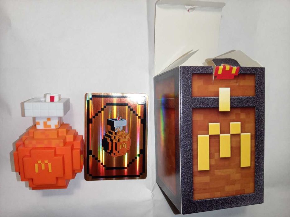 Игрушки Хэппи Мил Макдональдс + McDonald’s Minecraft-60шт.