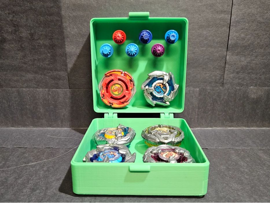 Suporte para 6 Beyblade X e Pedaços