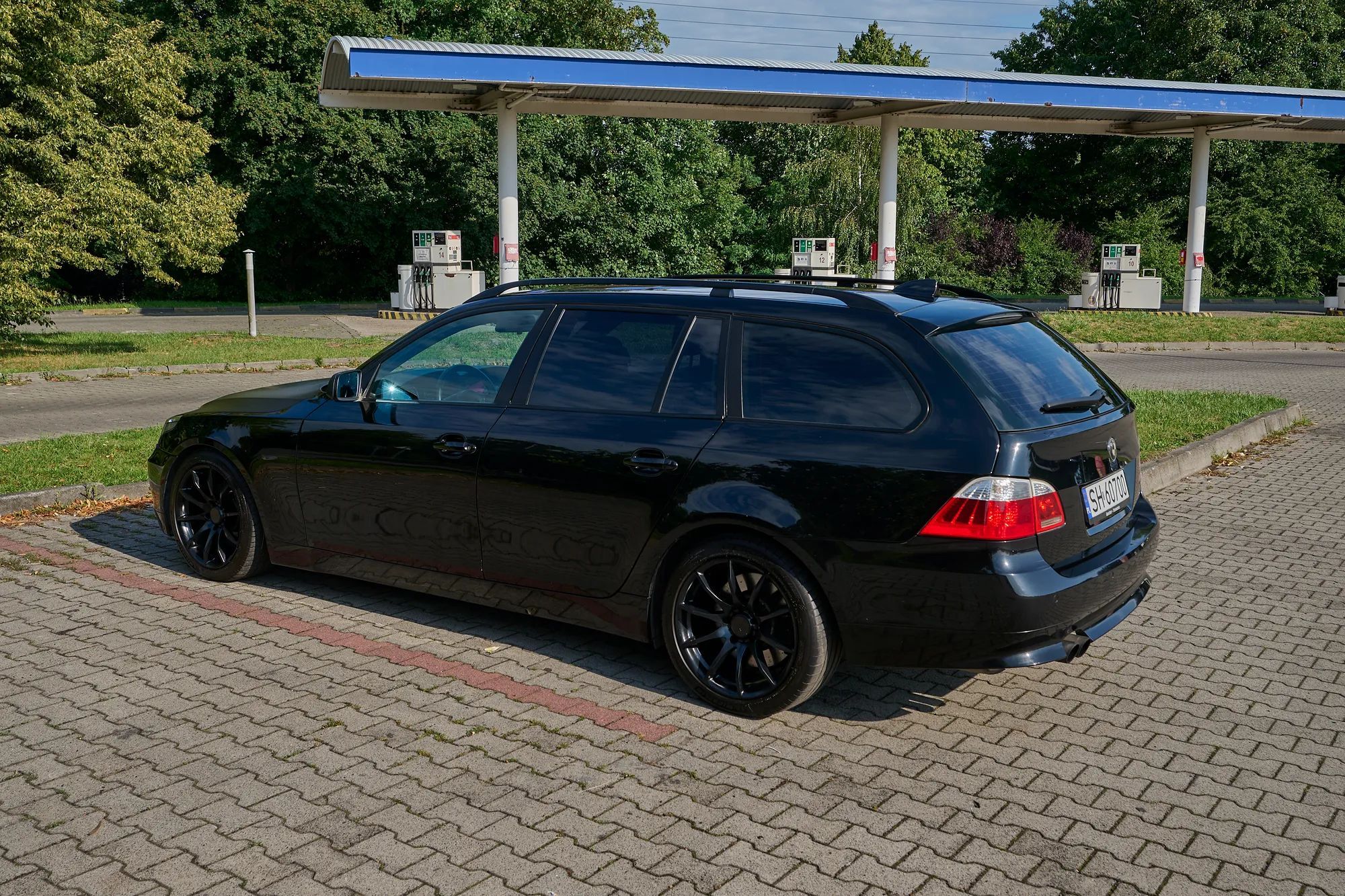 BMW Seria 5 BMW E61 535d Bi-turbo Chip Czarny