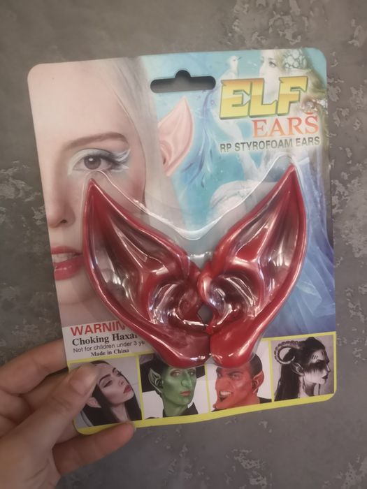 Карнавал маскарад карнавальні вуха диявол чорт чортеня хеловін хелоуін