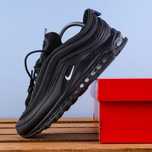 (1779) Чоловічі Кросівки Nike Air Max 97 чорні (41-45) найк найки