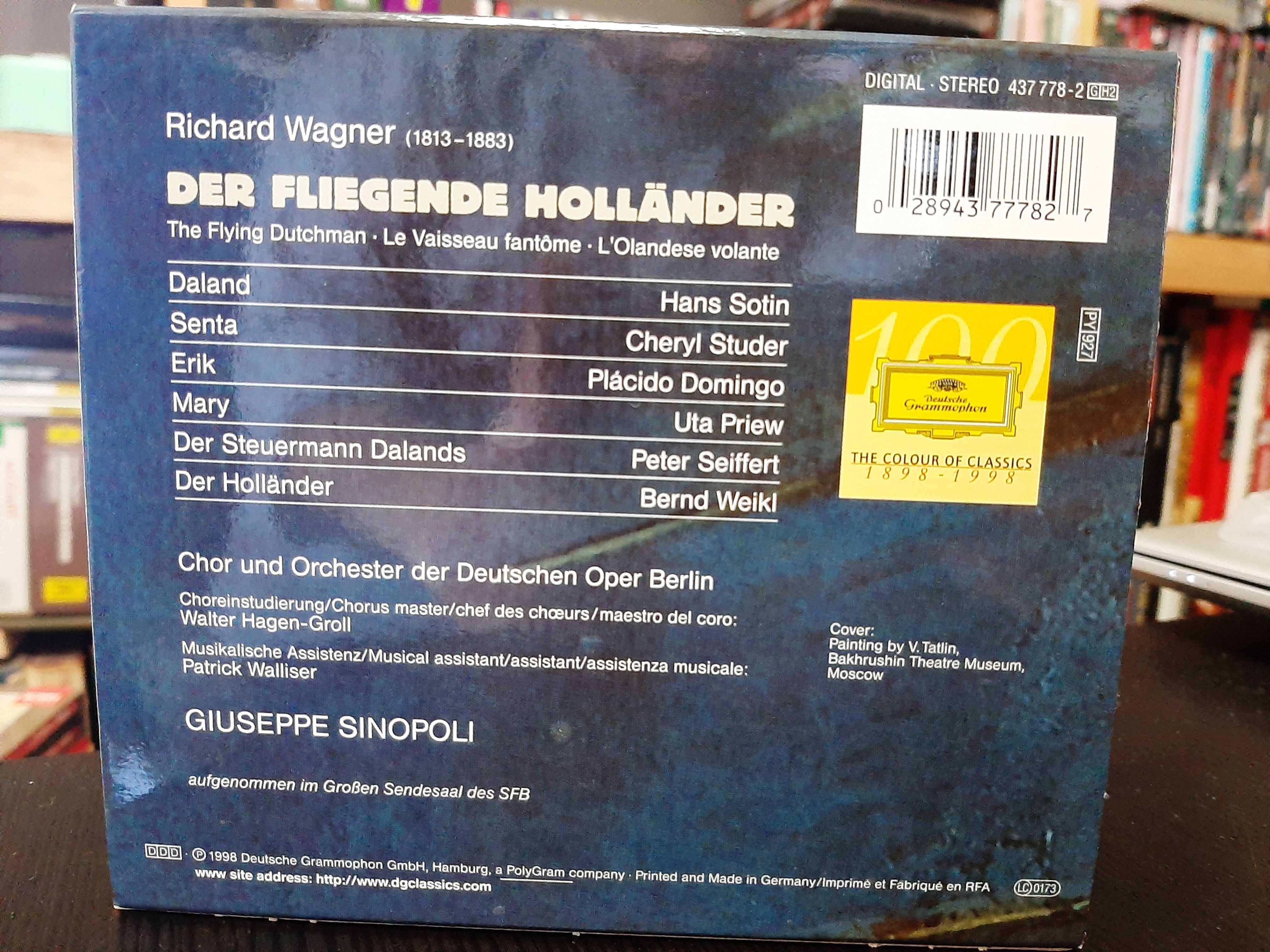 Wagner – Der Fliegende Holländer – Studer, Domingo – Giuseppe Sinopoli