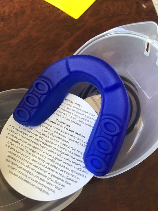 Капа боксерская одночелюстная ДЕТСКАЯ, ПОДРОСТКОВАЯ,  цвета в ассорт.