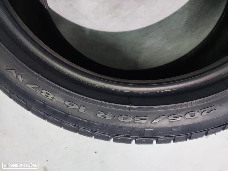 2 pneus semi novos 205-50r16 pirelli - oferta dos portes 85 Euros
