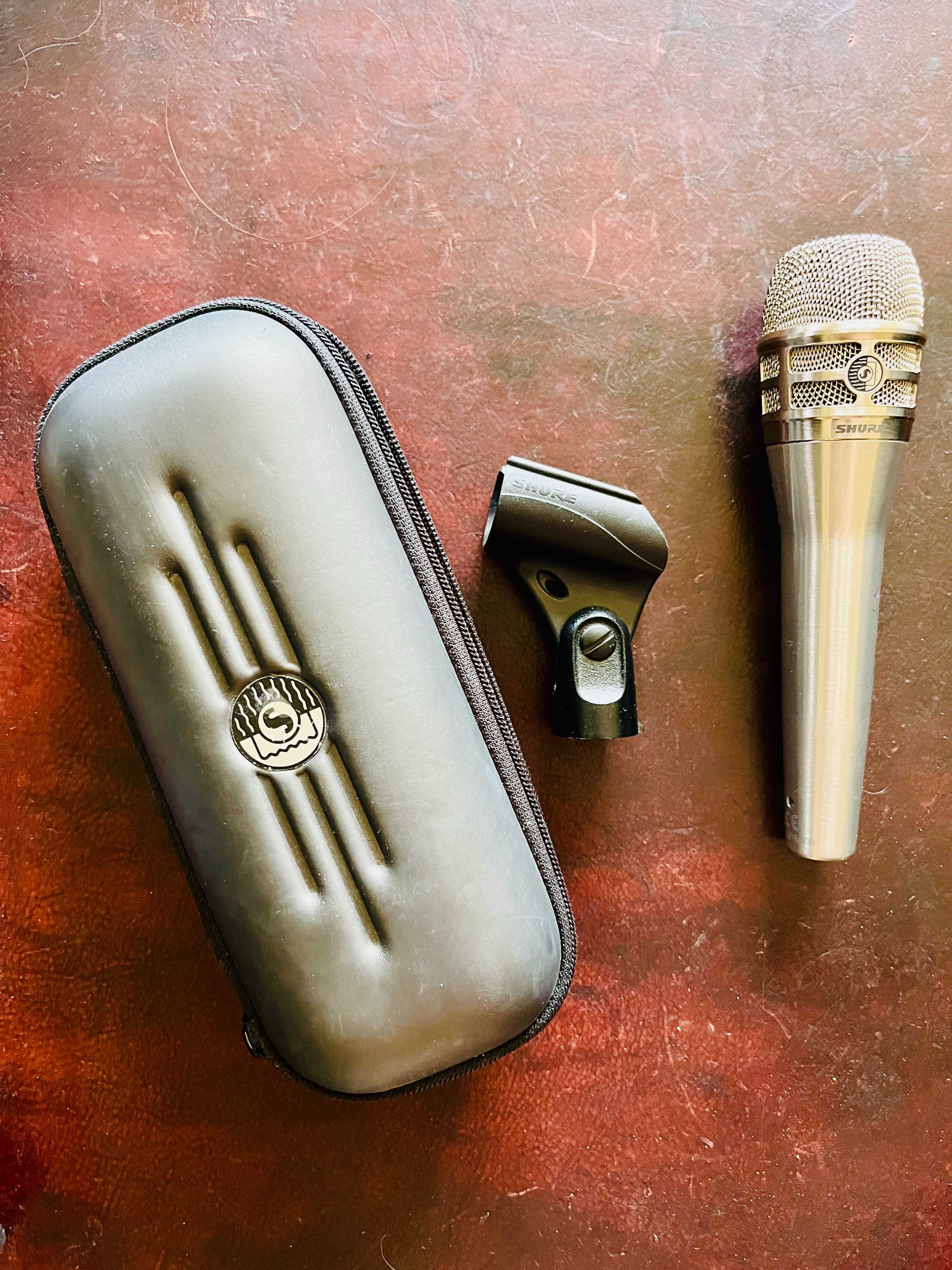 KSM 8 Shure mikrofon dynamiczny, przeszłość estradowa. Komplet.