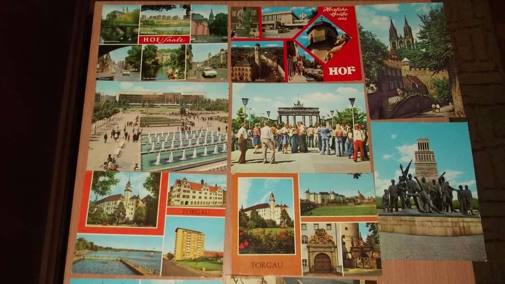 Продам открытки ГДР 70-х годов (города Германия и зоопарк) 70 шт.