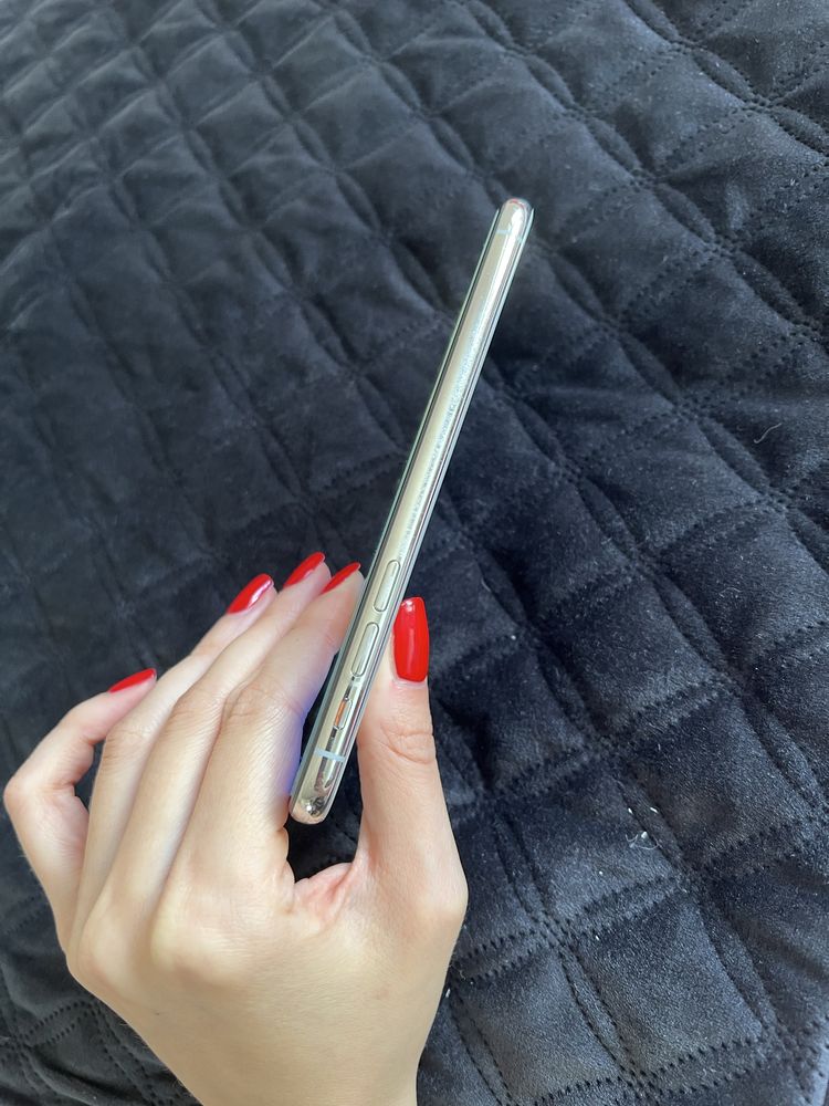 Iphone X 10 64GB silver white srebrny biały