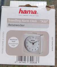 Hama Travel Clock A50 czarny zegarek budzik