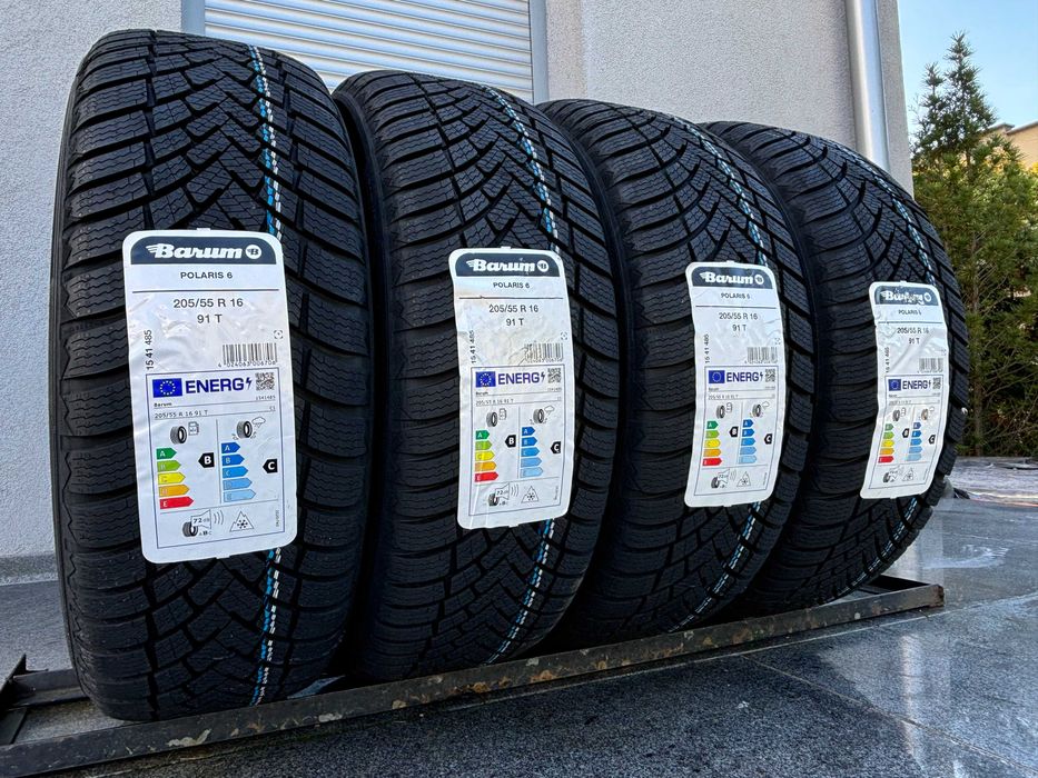 x4 zima 205/55R16 Barum Polaris 6 91T Prod. 2025rok! B,C,72db gwarancj