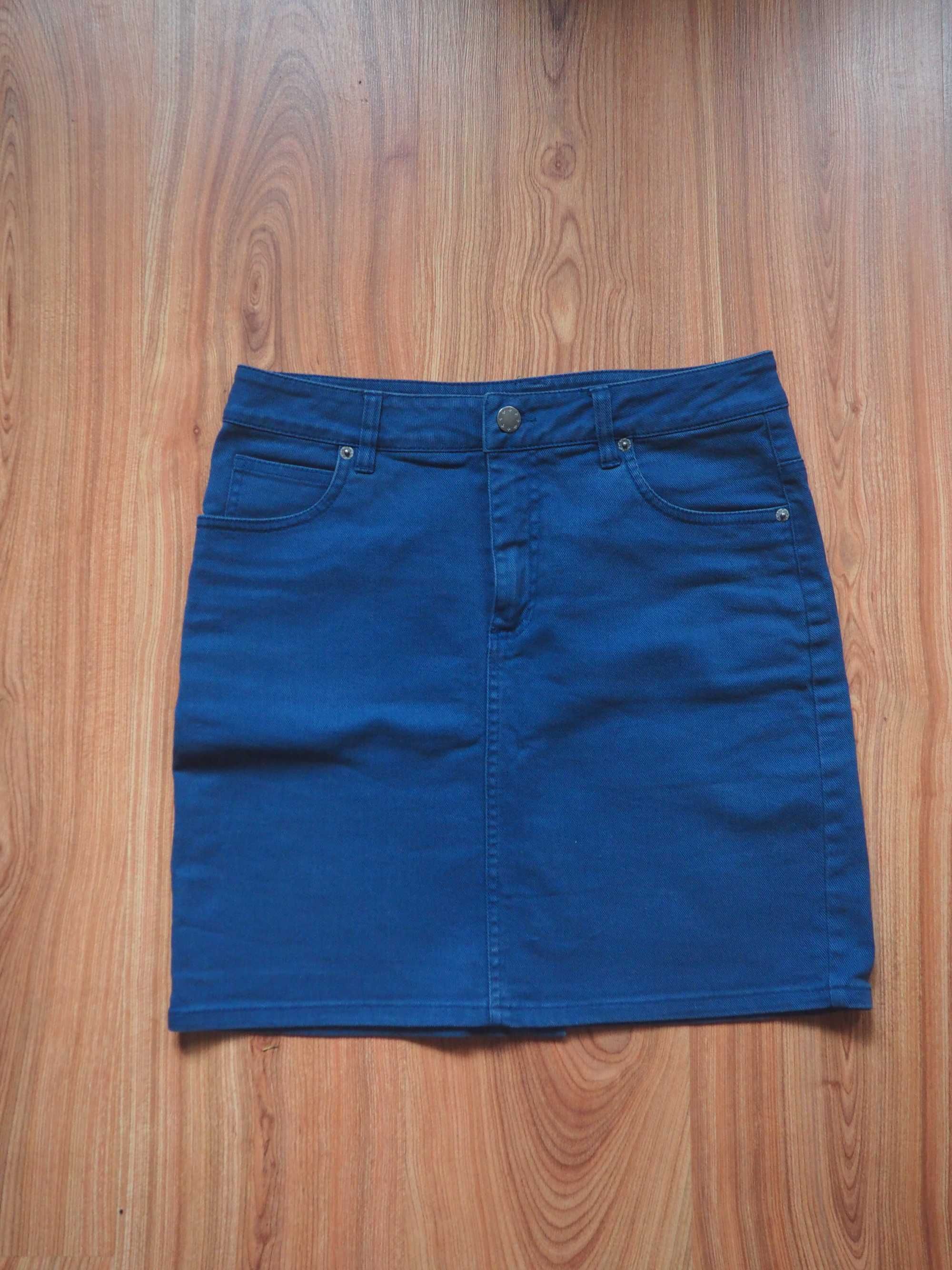 Spódnica att M L 40 jeans niebieska mini