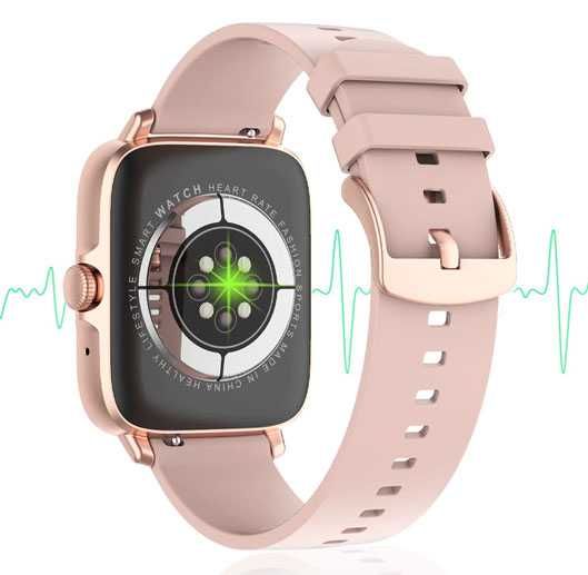 Smartwatch Zegarek Damski PL Menu GPS NFC Rozmowy