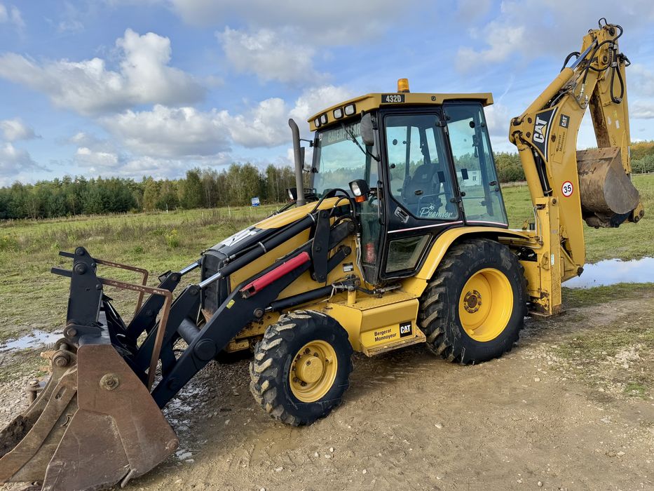 Cat 432d premier 7728 mth 5 biegow koparko ładowarka caterpillar 432D