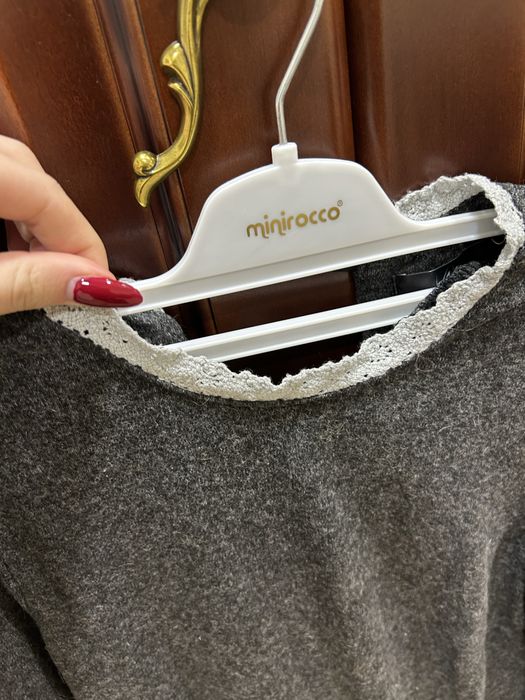 Сіра тепла сукня