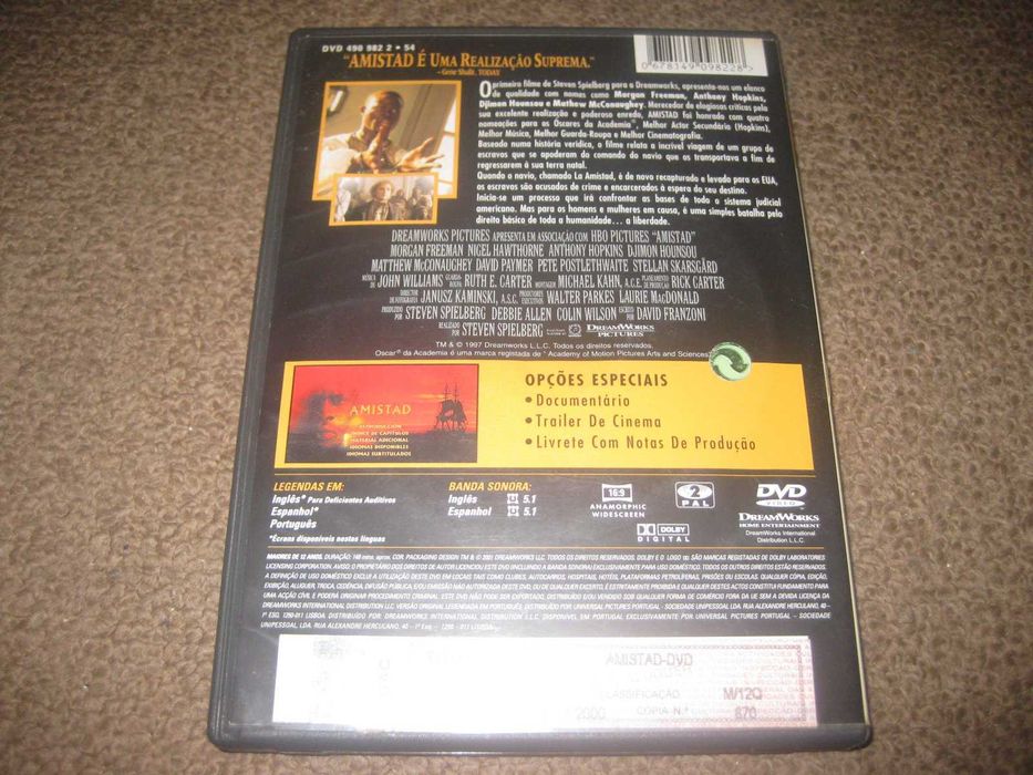 DVD "Amistad" de Steven Spielberg/Raro!