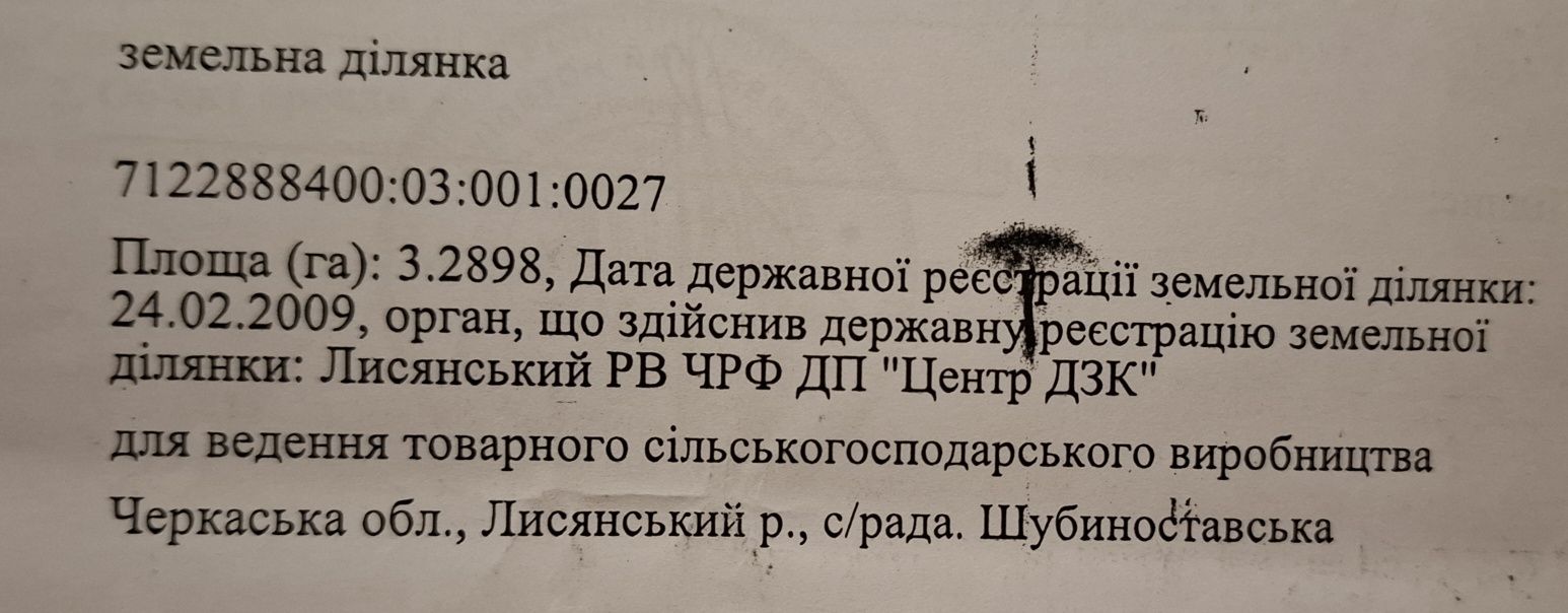 Пай, земельний пай, земля