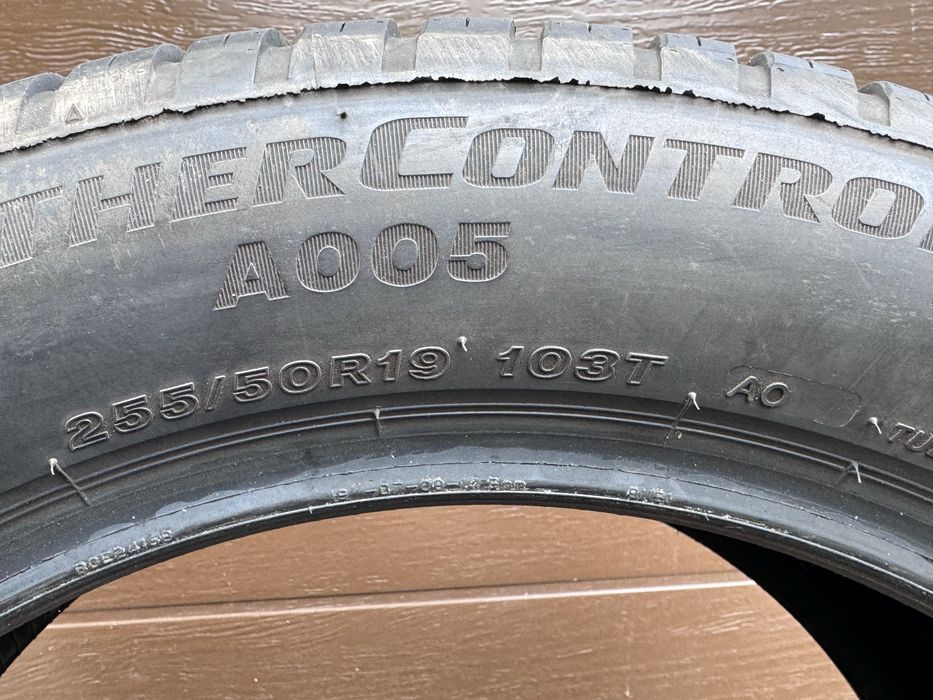 Opony wielosezon 235/55/19 255/50/19 Bridgestone A005 KPL 6,5mm 2022r.