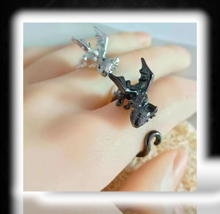 Кольцо колечко дракон дракончик