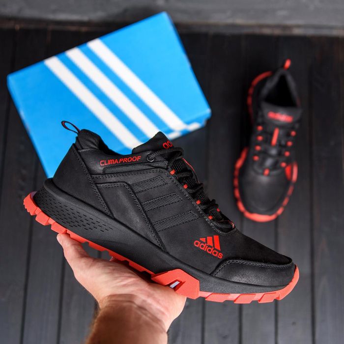 Кроссовки на каждый день мужские кожаные Adidas демисезонные